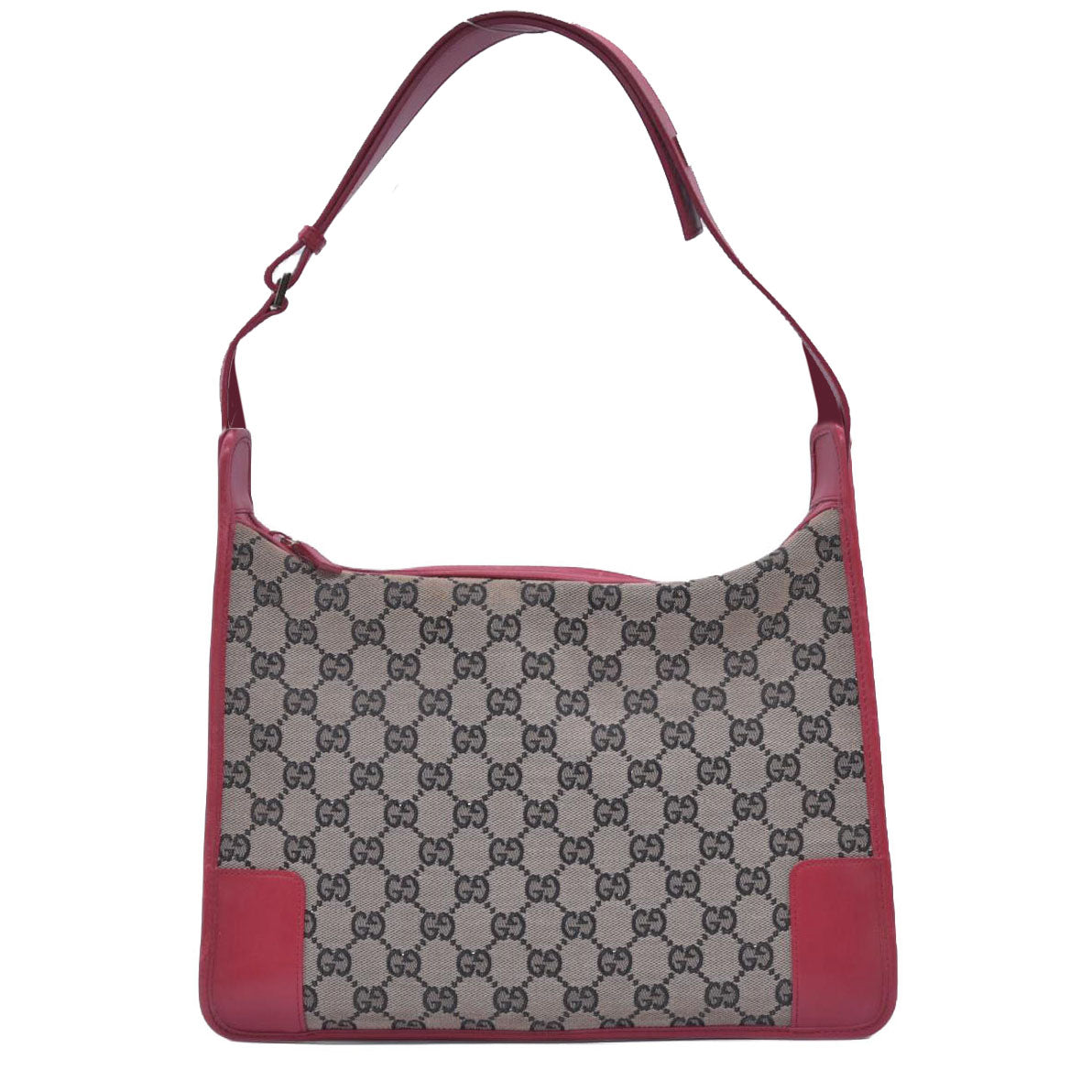 $650 Gucci Vintage GG Canvas Shoulder Bag CONSIGNMENT 10021000