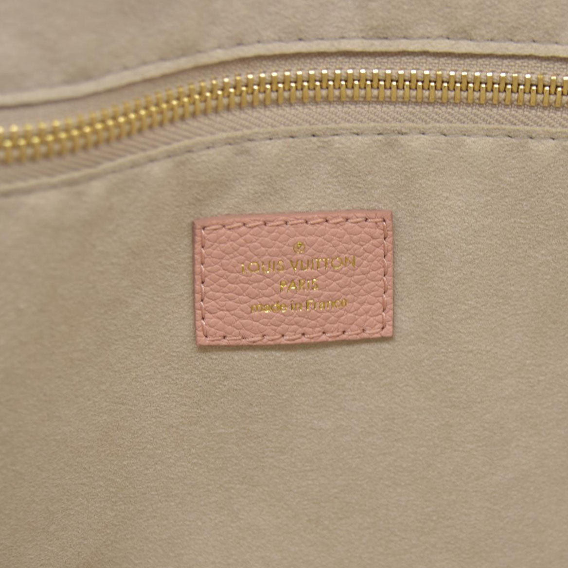 $3050 Louis Vuitton Empreinte Monogram Giant Neverfull MM Trianon Pink Cream