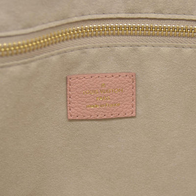 $3050 Louis Vuitton Empreinte Monogram Giant Neverfull MM Trianon Pink Cream
