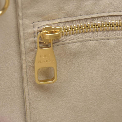$3050 Louis Vuitton Empreinte Monogram Giant Neverfull MM Trianon Pink Cream