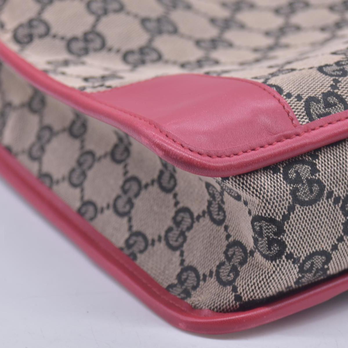 $650 Gucci Vintage GG Canvas Shoulder Bag CONSIGNMENT 10021000