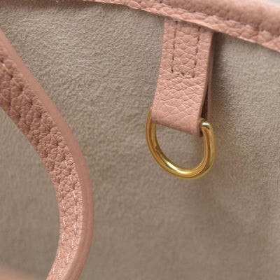 $3050 Louis Vuitton Empreinte Monogram Giant Neverfull MM Trianon Pink Cream
