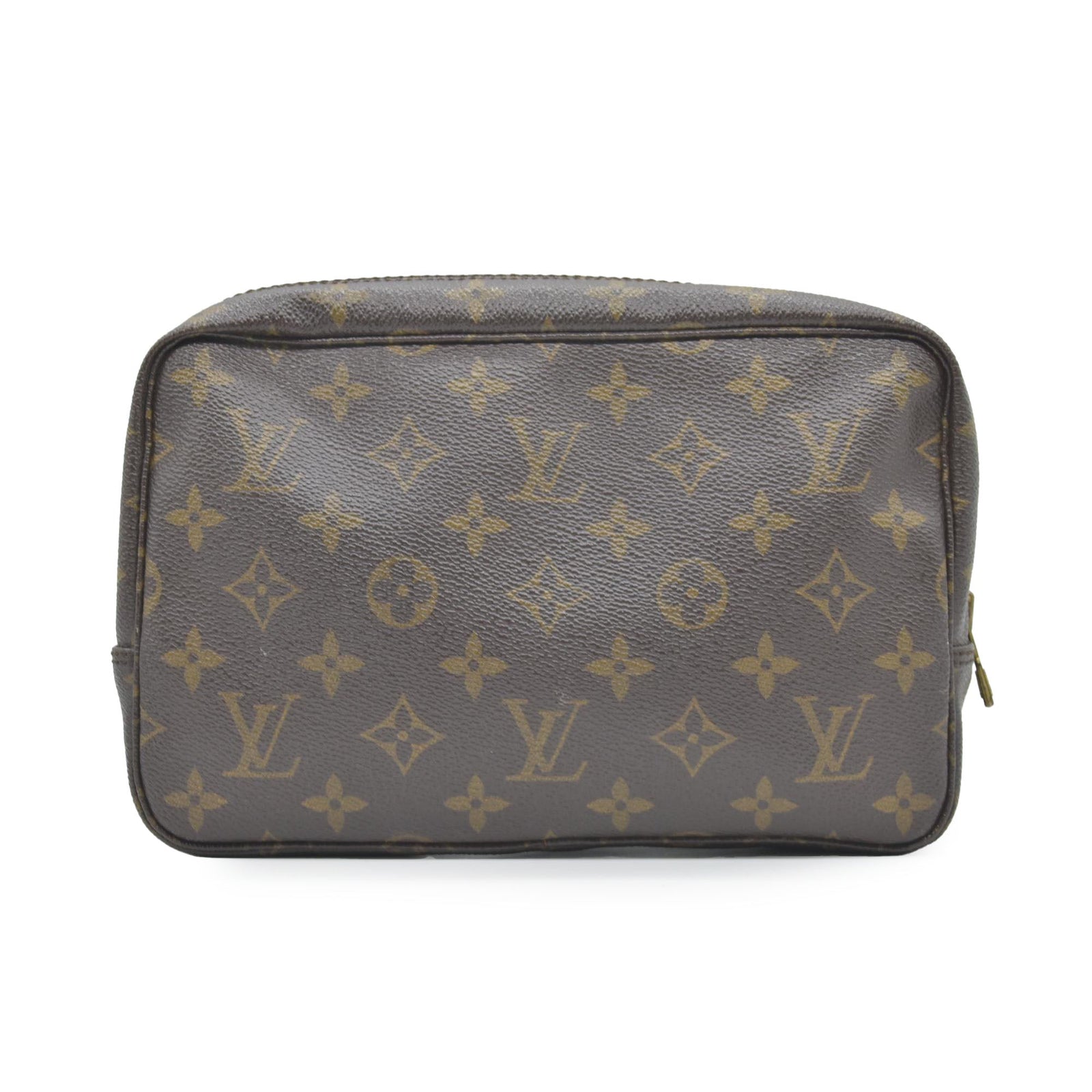 $600 1986 Louis Vuitton Monogram Trousse Toilette 23 Clutch Pouch Bag 864TH