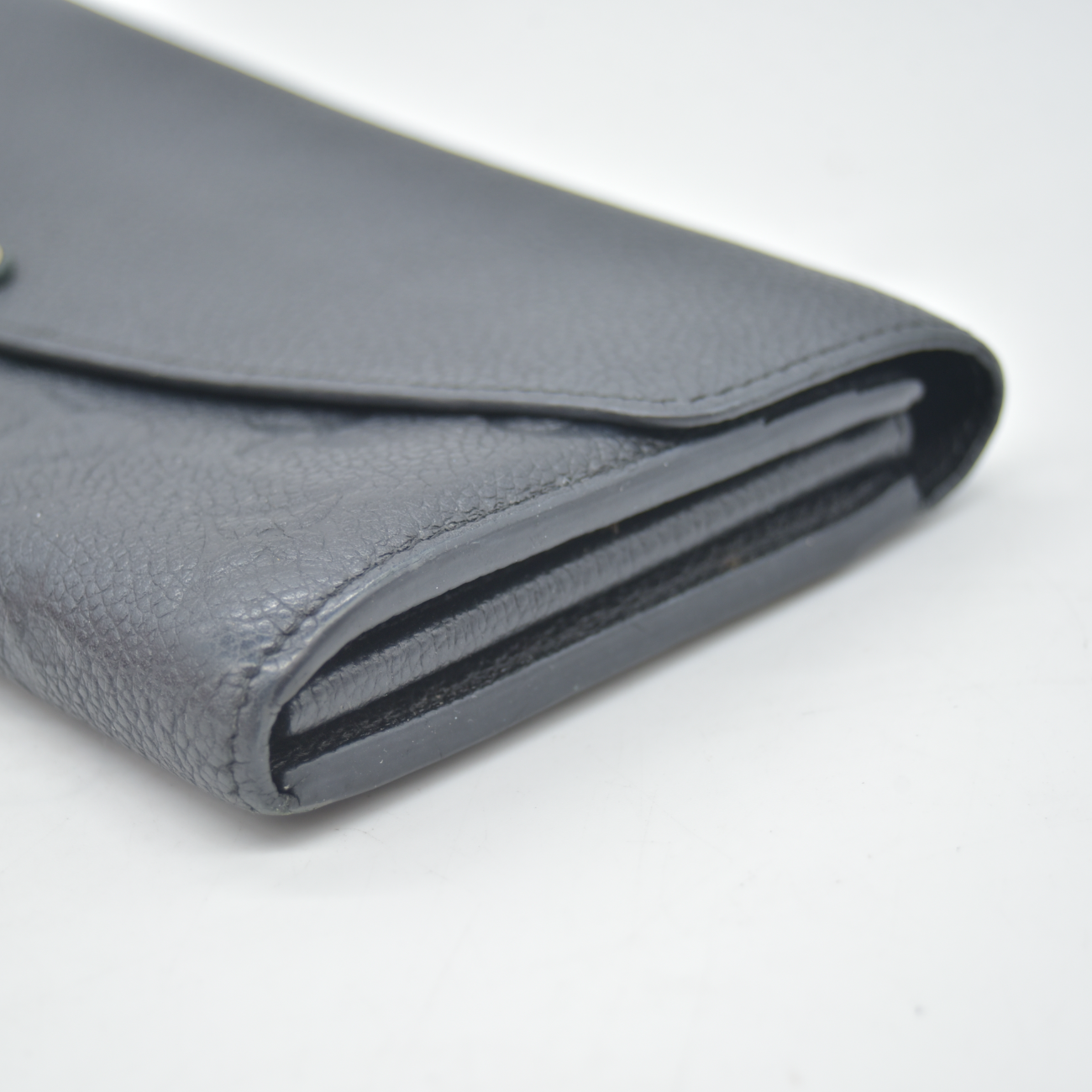 $1060 2015 Louis Vuitton Empreinte Sarah Wallet NM Black CA2115