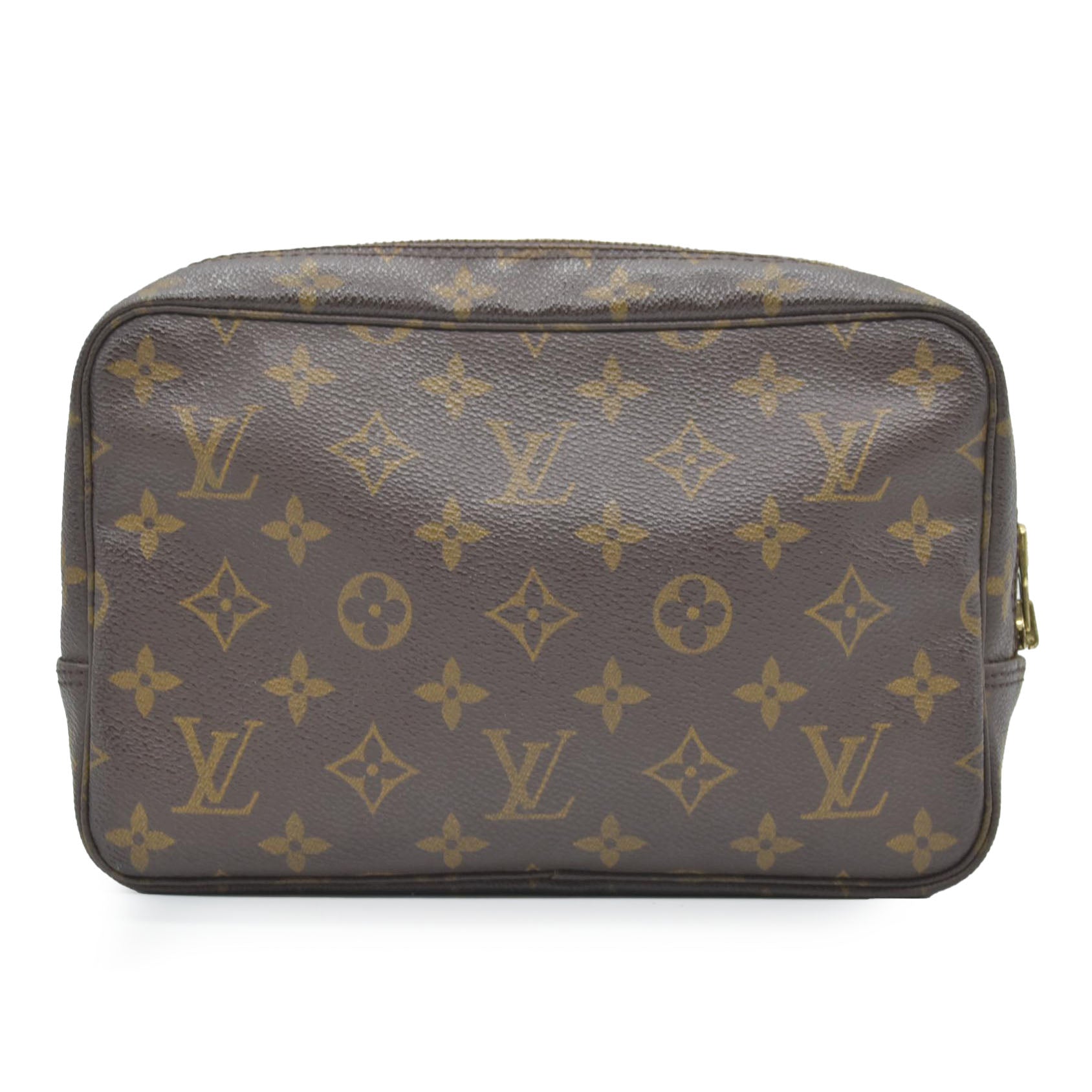 $600 1990 Louis Vuitton Monogram Trousse Toilette 23 Clutch Pouch Bag TH1910