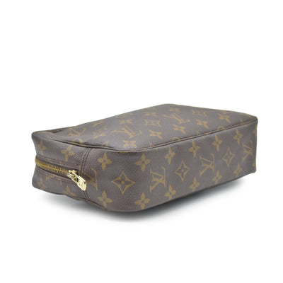 $600 1990 Louis Vuitton Monogram Trousse Toilette 23 Clutch Pouch Bag TH1910