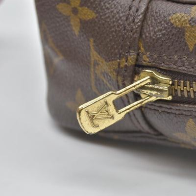 $600 1990 Louis Vuitton Monogram Trousse Toilette 23 Clutch Pouch Bag TH1910