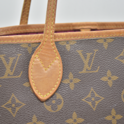 $2240 2018 Louis Vuitton Monogram Neo Neverfull Fuchsia CA4148