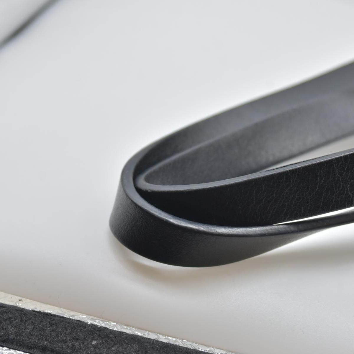 $2490 Burberry Cotton Soft Canvas Calfskin Medium Belt Tote Natural Black