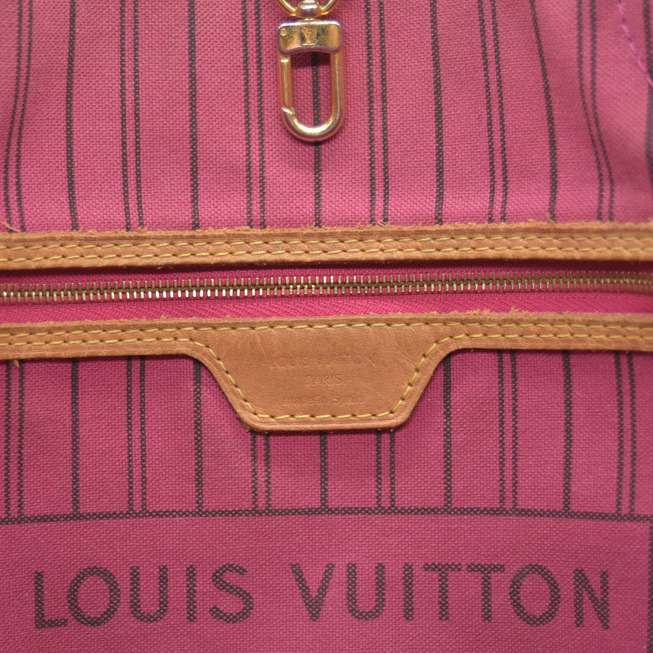 $2240 2018 Louis Vuitton Monogram Neo Neverfull Fuchsia CA4148 10020162