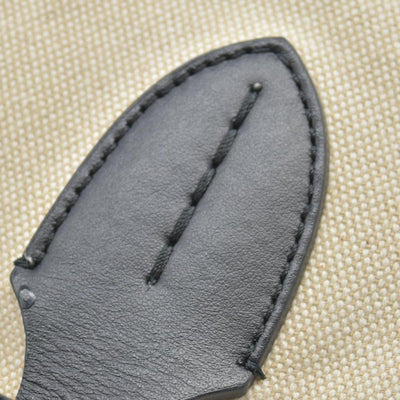 $2490 Burberry Cotton Soft Canvas Calfskin Medium Belt Tote Natural Black