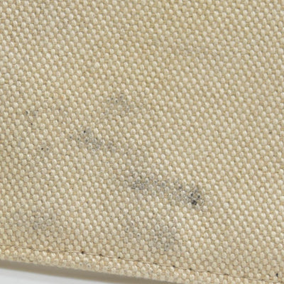 $2490 Burberry Cotton Soft Canvas Calfskin Medium Belt Tote Natural Black