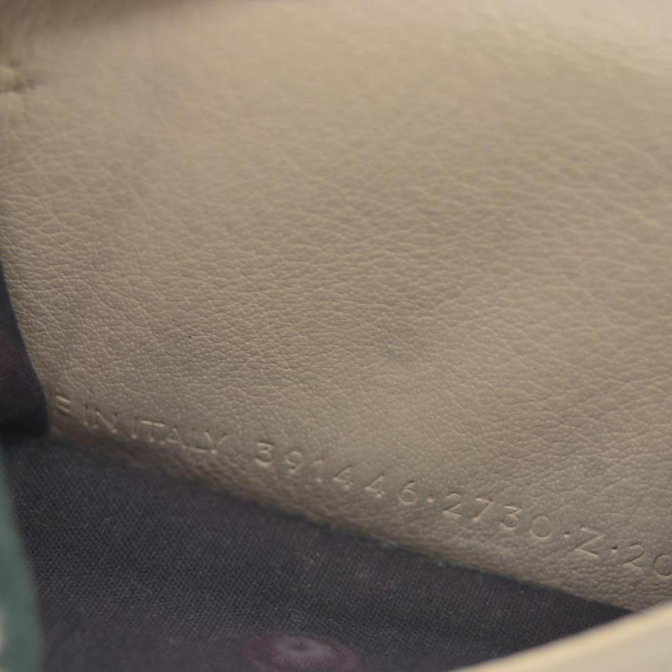 $450 BALENCIAGA Envelope Trifold Compact Wallet Beige CONSIGNMENT 10020290
