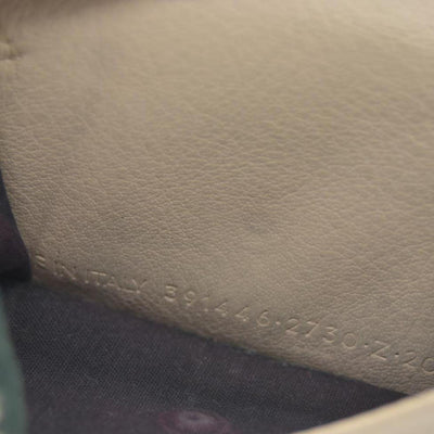 $450 BALENCIAGA Envelope Trifold Compact Wallet Beige CONSIGNMENT 10020290
