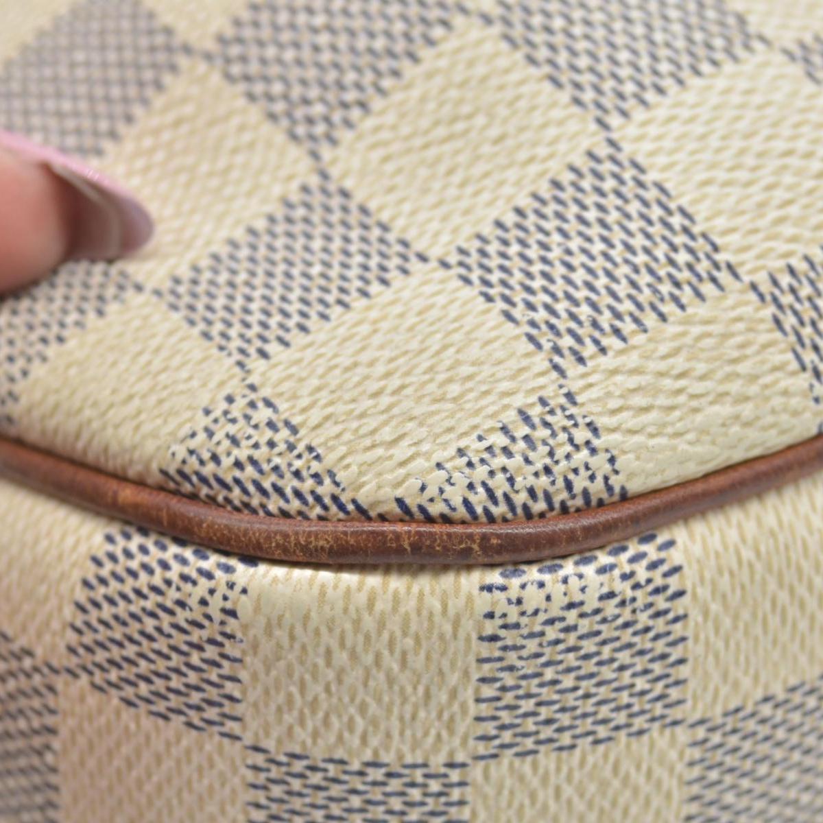 $1270 2012 Louis Vuitton Damier Azur Siracusa PM MI0142