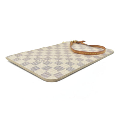 Louis Vuitton Damier Azur Neverfull GM MM Pochette FL3167 Rose Ballerine