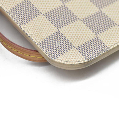 Louis Vuitton Damier Azur Neverfull GM MM Pochette FL3167 Rose Ballerine