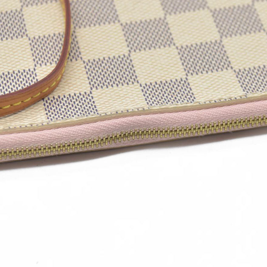 Louis Vuitton Damier Azur Neverfull GM MM Pochette FL3167 Rose Ballerine
