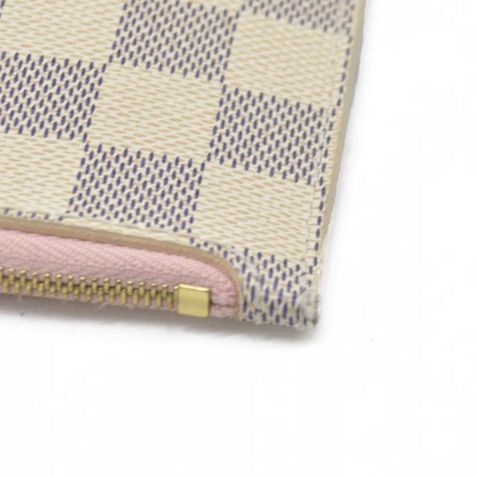 Louis Vuitton Damier Azur Neverfull GM MM Pochette FL3167 Rose Ballerine