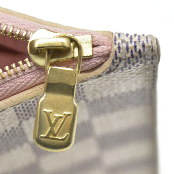 Louis Vuitton Damier Azur Neverfull GM MM Pochette FL3167 Rose Ballerine