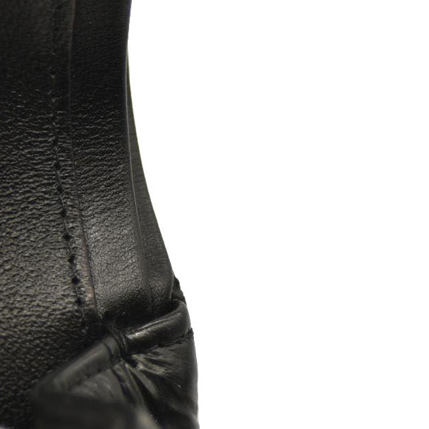 Chanel Patent Chevron Quilted Medium Double Flap Black