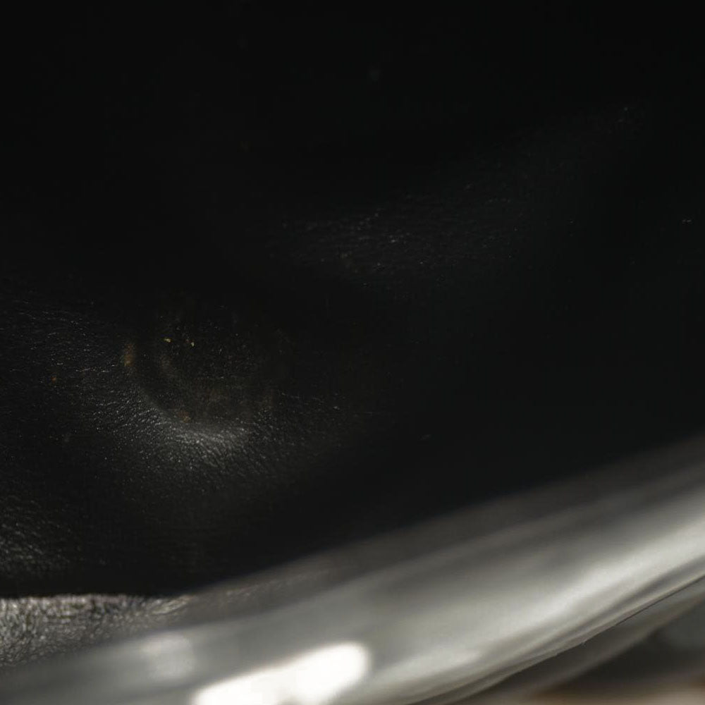 Chanel Patent Chevron Quilted Medium Double Flap Black