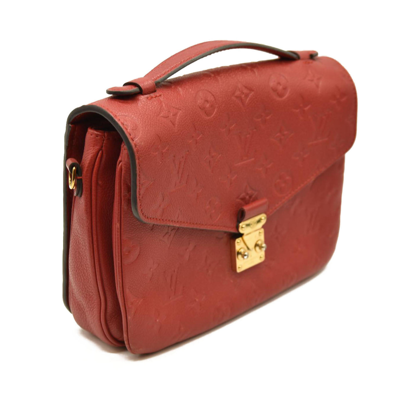 Louis Vuitton  Empreinte Pochette Metis Scarlet