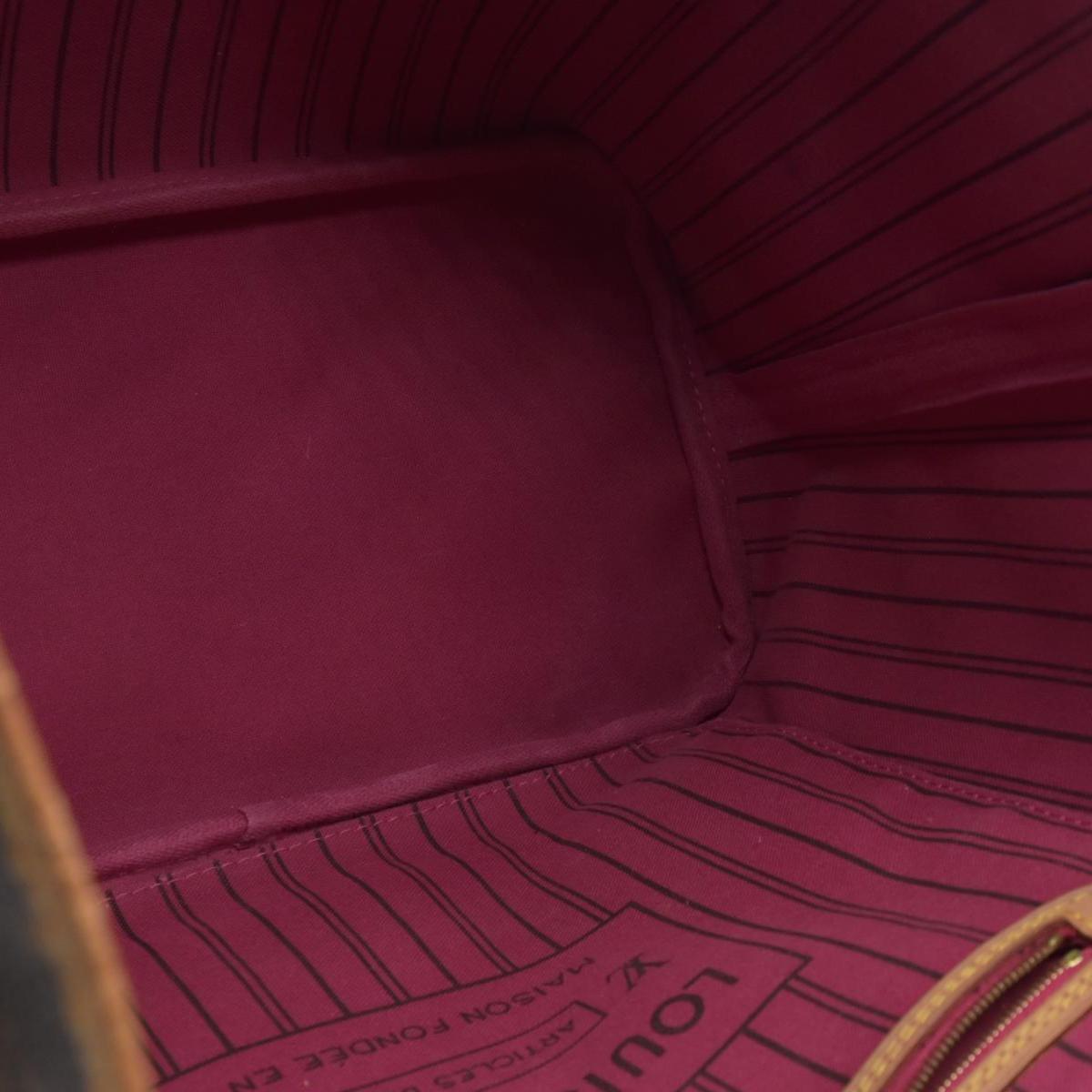 $2170 Louis Vuitton  Monogram Neo Neverfull MM Fuchsia