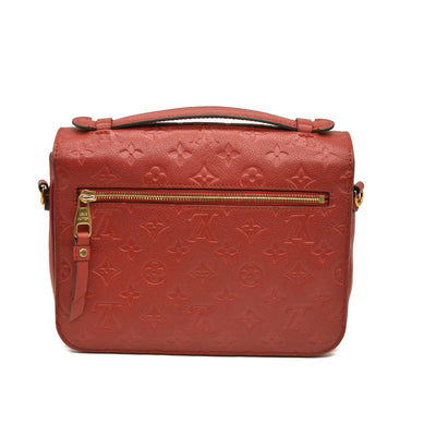 Louis Vuitton  Empreinte Pochette Metis Scarlet