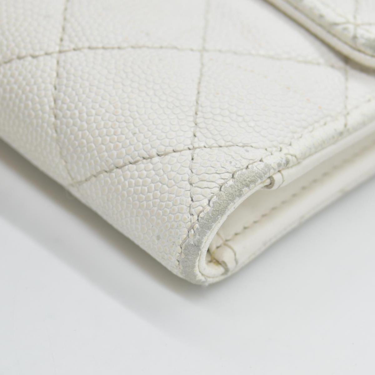 Chanel  Flap Trifold Interlocking CC Logo Wallet