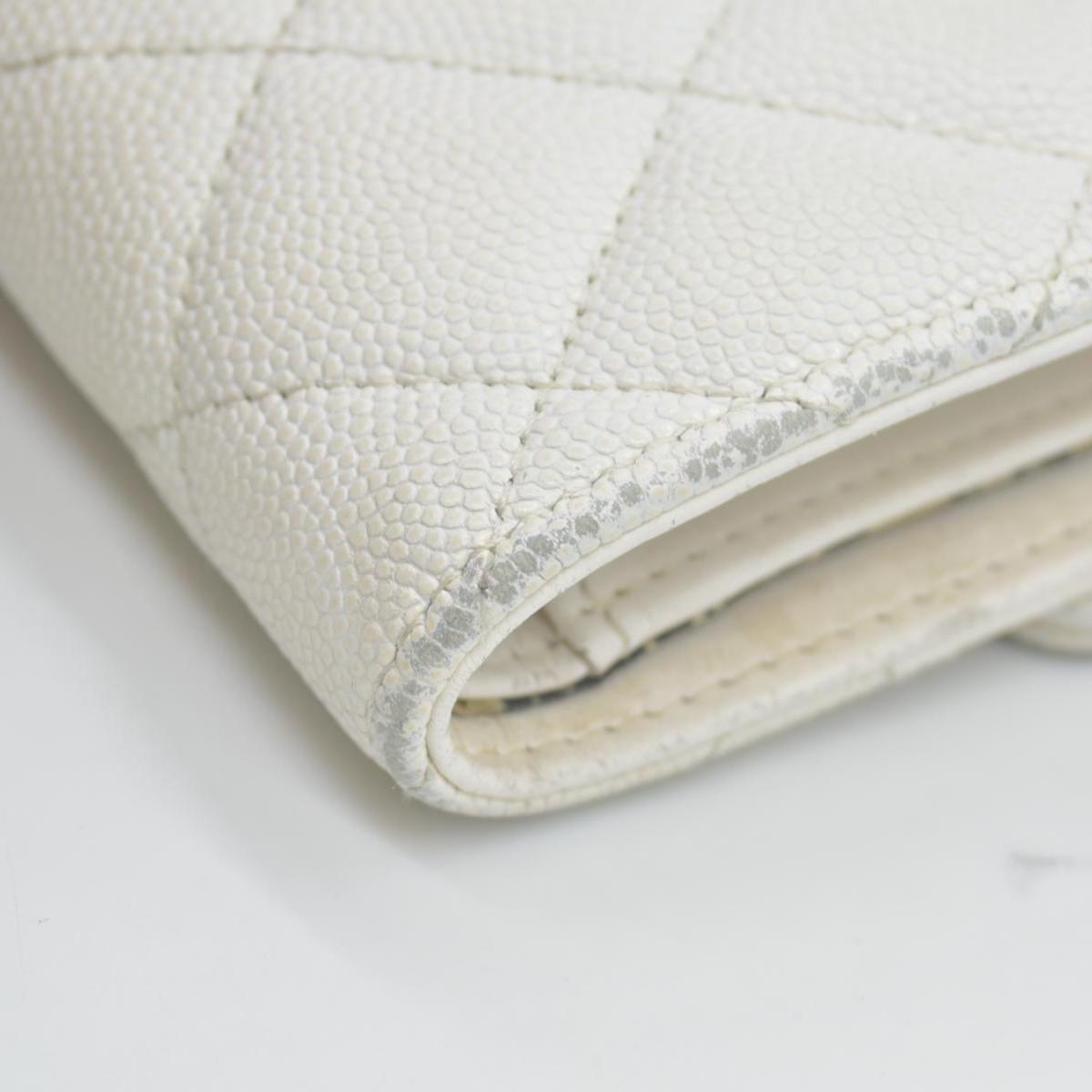 Chanel  Flap Trifold Interlocking CC Logo Wallet