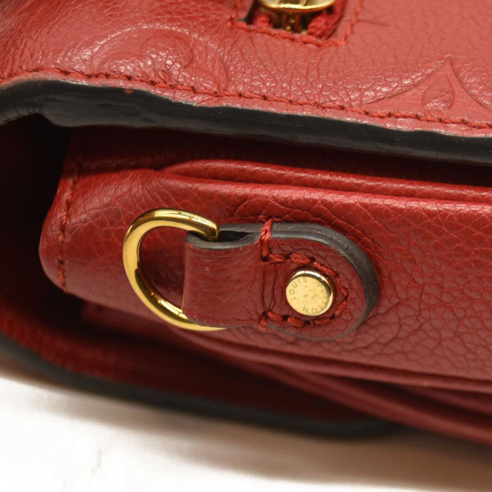 Louis Vuitton  Empreinte Pochette Metis Scarlet