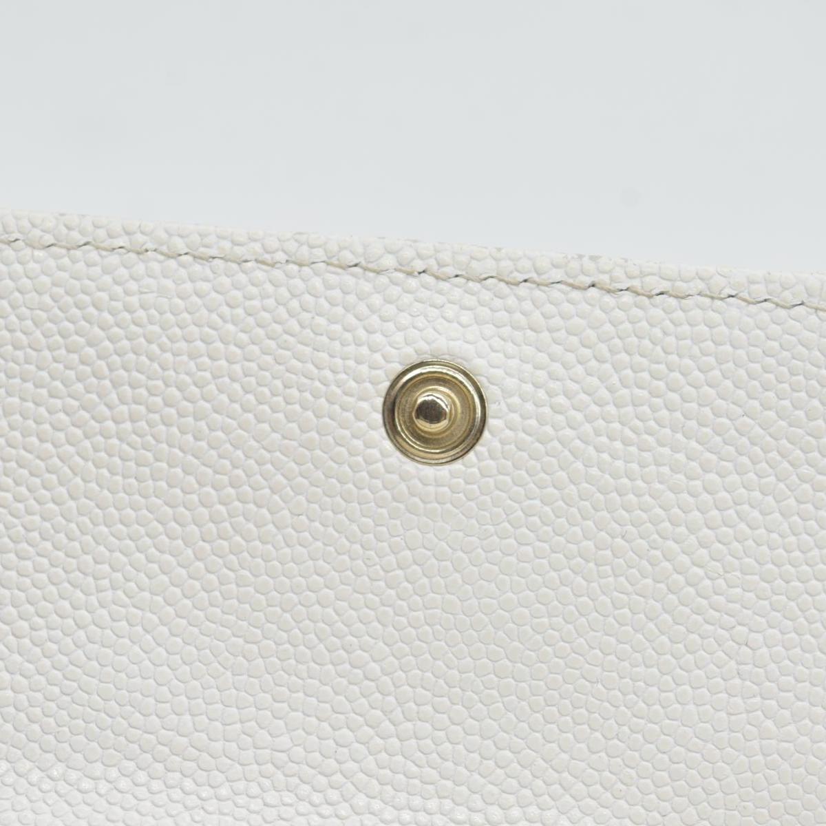 Chanel  Flap Trifold Interlocking CC Logo Wallet