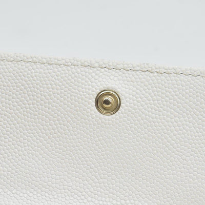 Chanel  Flap Trifold Interlocking CC Logo Wallet