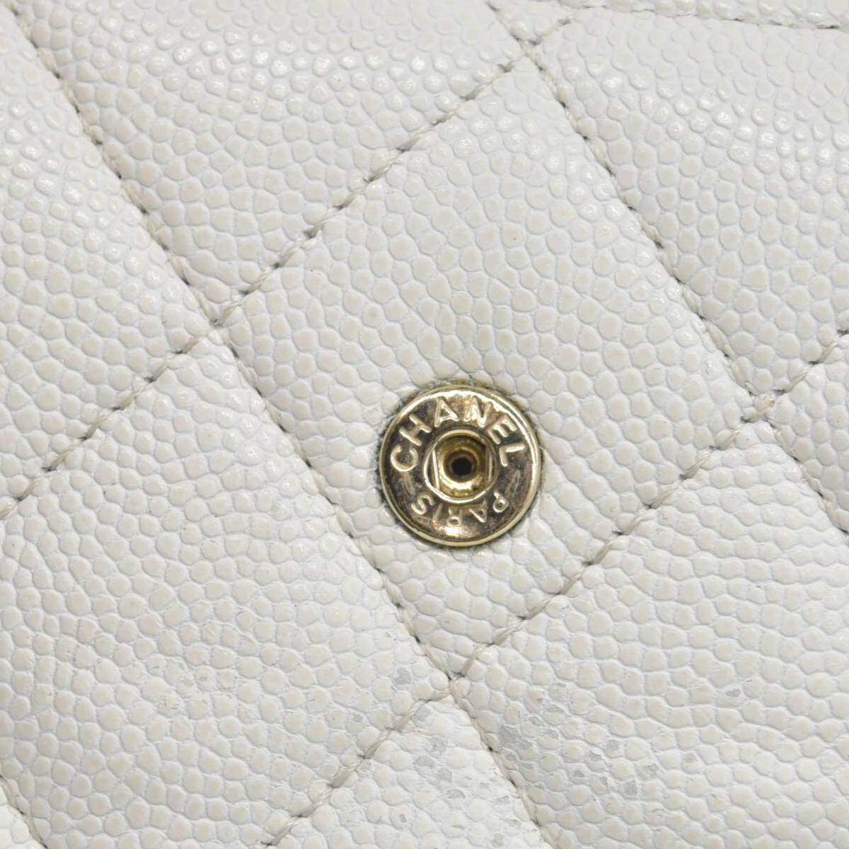 Chanel  Flap Trifold Interlocking CC Logo Wallet