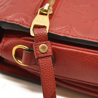 Louis Vuitton  Empreinte Pochette Metis Scarlet