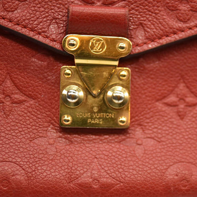 Louis Vuitton  Empreinte Pochette Metis Scarlet