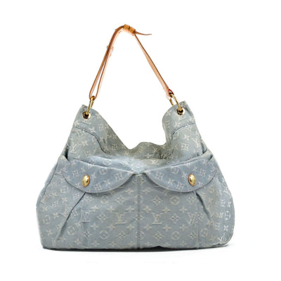 $2000 Louis Vuitton Denim Daily GM Blue Clair