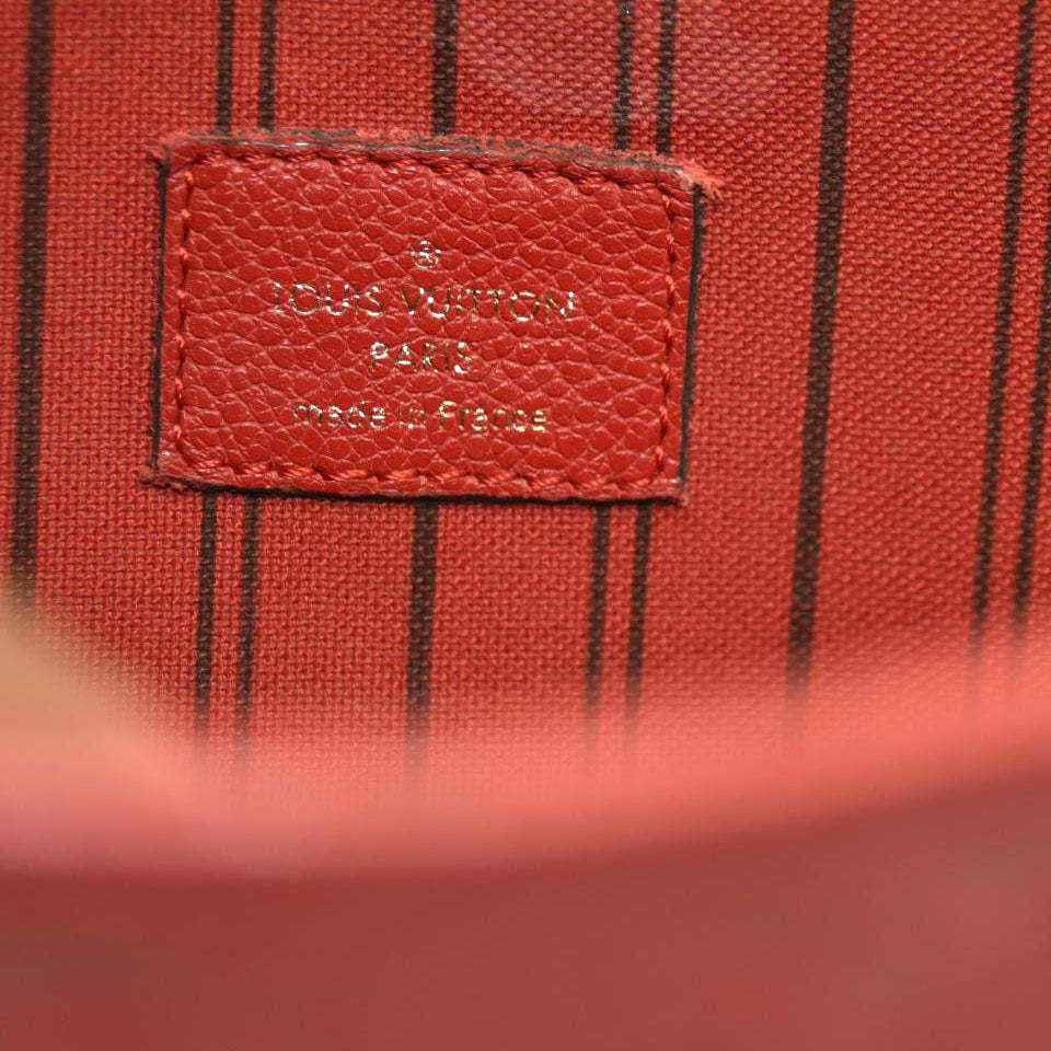 Louis Vuitton  Empreinte Pochette Metis Scarlet