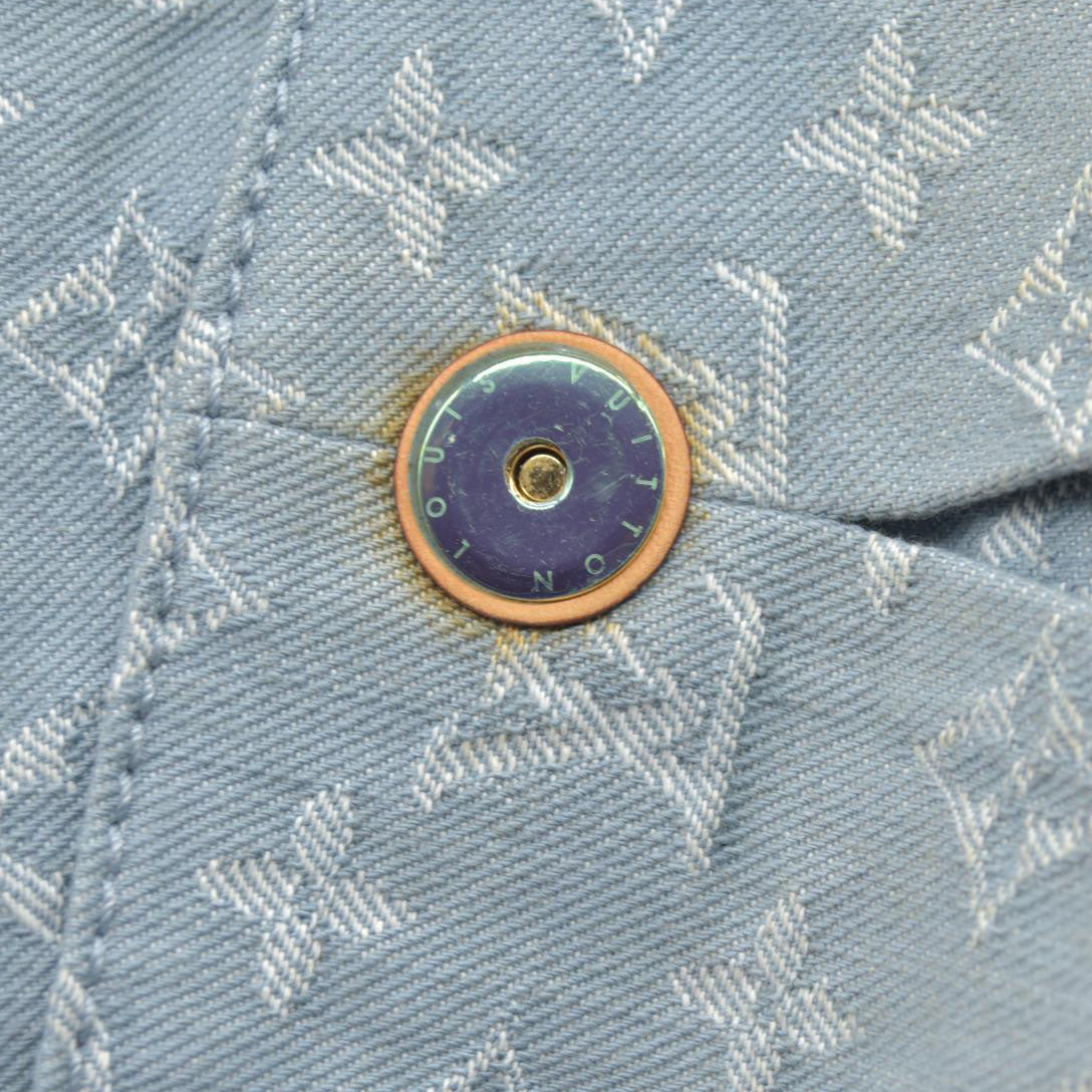 $2000 Louis Vuitton Denim Daily GM Blue Clair
