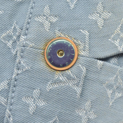$2000 Louis Vuitton Denim Daily GM Blue Clair
