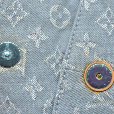 $2000 Louis Vuitton Denim Daily GM Blue Clair
