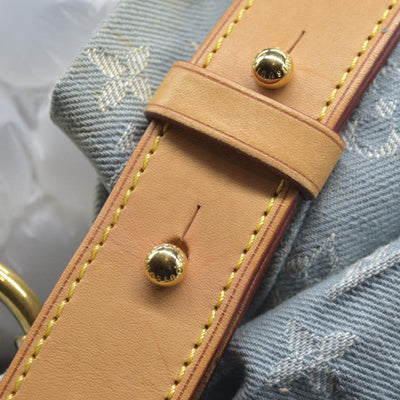 $2000 Louis Vuitton Denim Daily GM Blue Clair