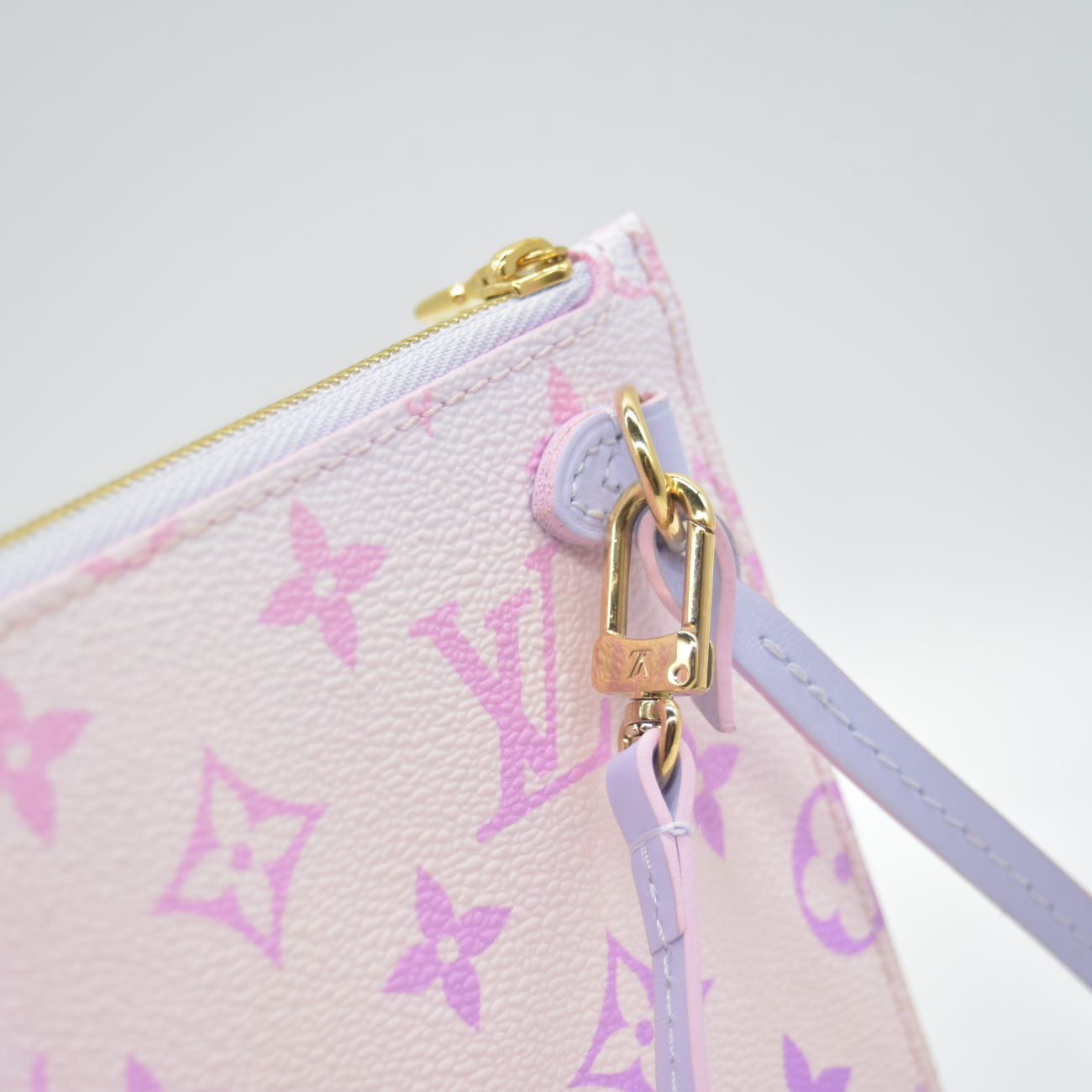 RFID Louis Vuitton Monogram Spring In The City Neverfull MM GM Pochette Sunrise Pastel