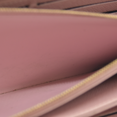 $915 2019 Louis Vuitton Damier Azur Zippy Wallet Rose Ballerine SD0159