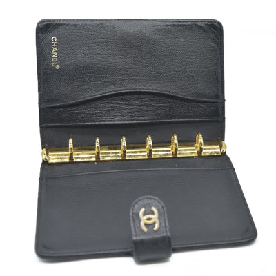 CHANEL CC  Leather Agenda Planner Notebook Cover