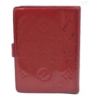 $465 Louis Vuitton  Vernis Small Ring Agenda Cover Pomme D'Amour