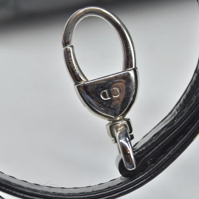 $6700 CHRISTIAN DIOR Cannage Medium Lady Dior Black