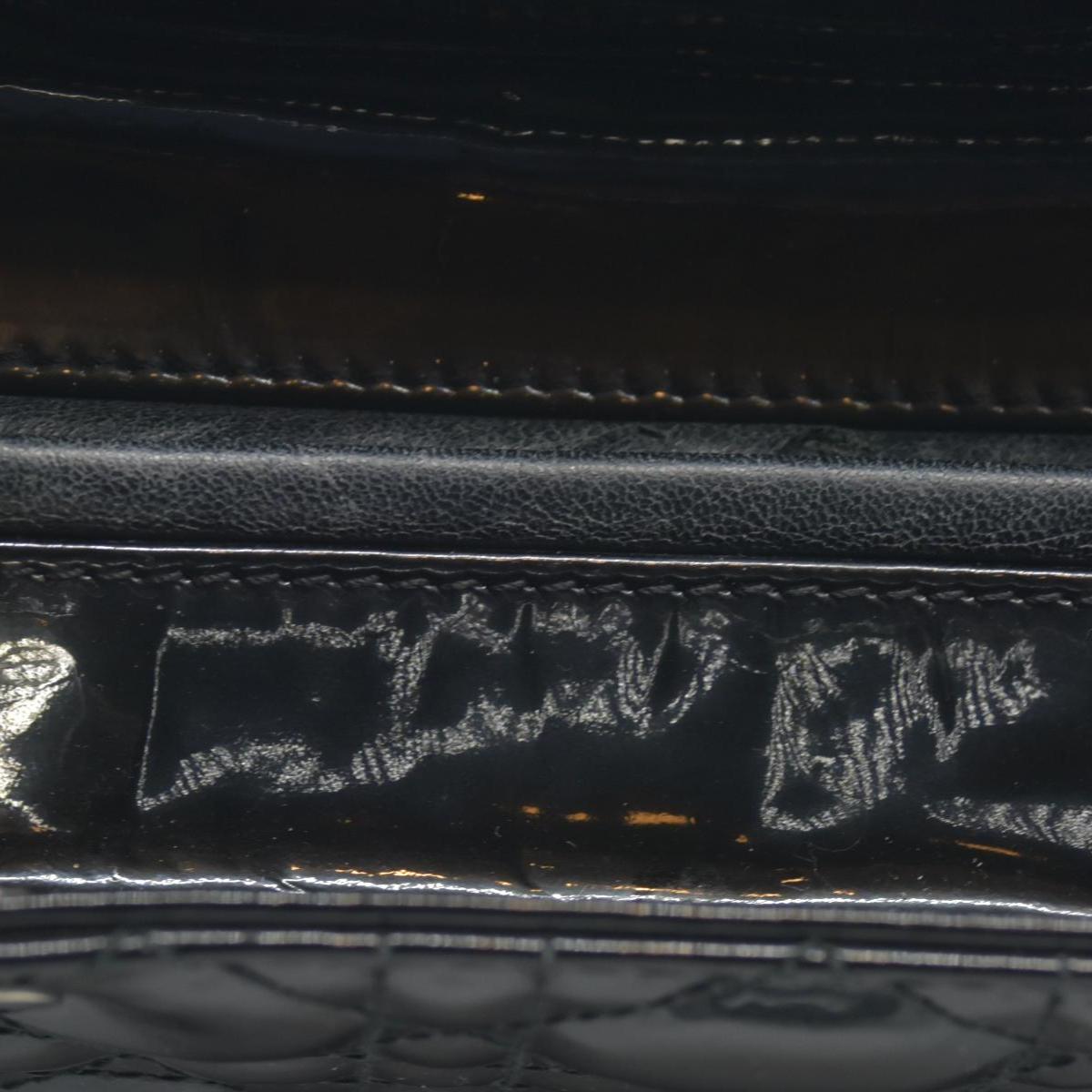 $6700 CHRISTIAN DIOR Cannage Medium Lady Dior Black