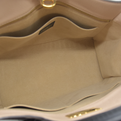 $4700 2020 Louis Vuitton Calfskin Monogram On My Side MM Laurier Green Toffee Latte Beige